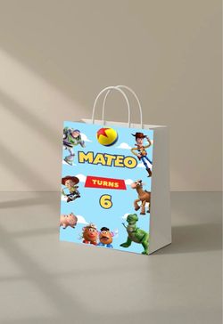 Toy Story Personalized Birthday Party Gift Bag