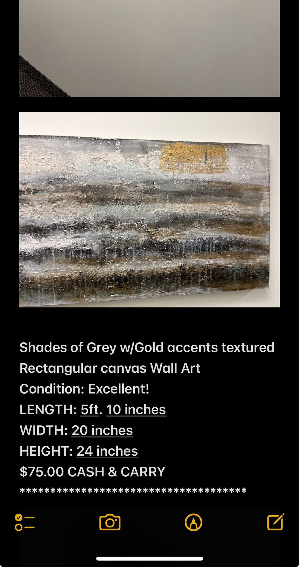 Grey Textures Wall Art