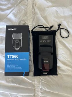 Neewer TT560 Speedlite Flash - Working