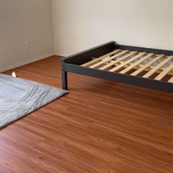 Full bed frame And mattress 