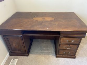 wood desk