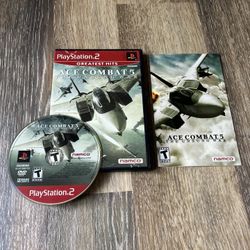 Ace Combat 5 The Unsung War PlayStation 2 PS2 Greatest Hits Complete CIB Tested
