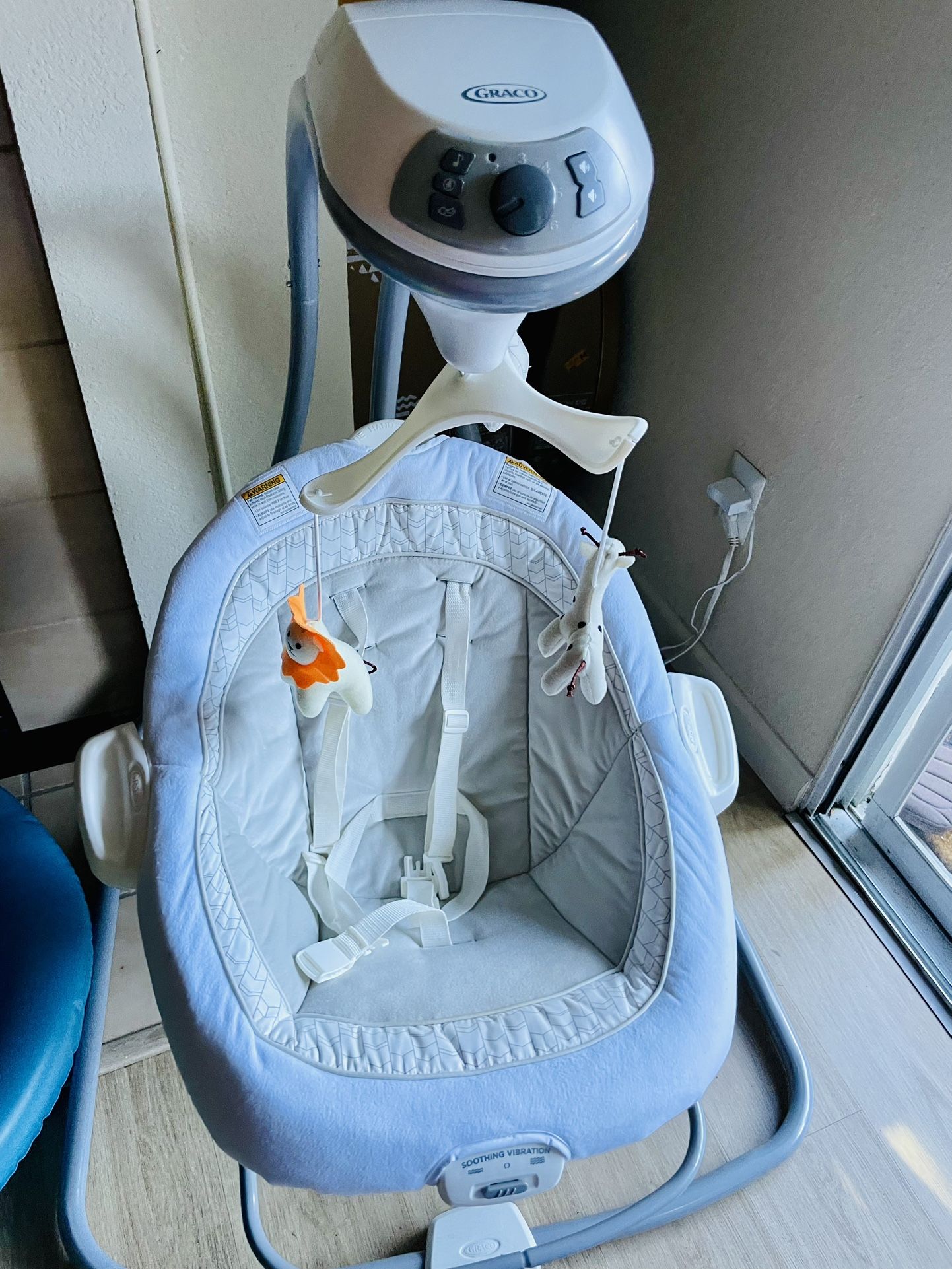 Almost New Baby Swing And Bouncer 