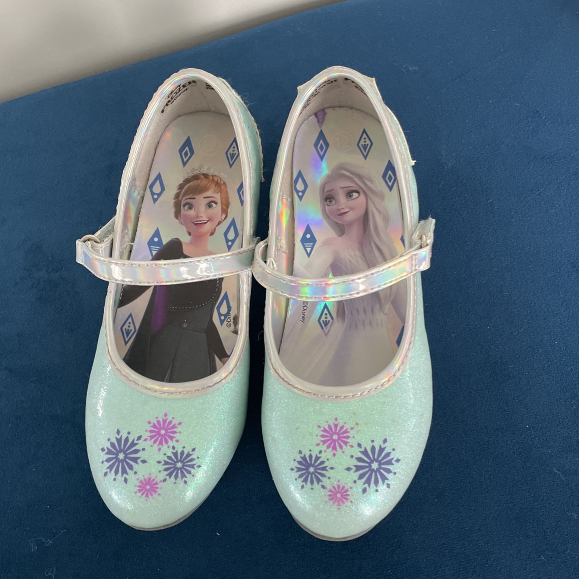 Disney’s Frozen Elsa And Anna Heels For Kids Size 12