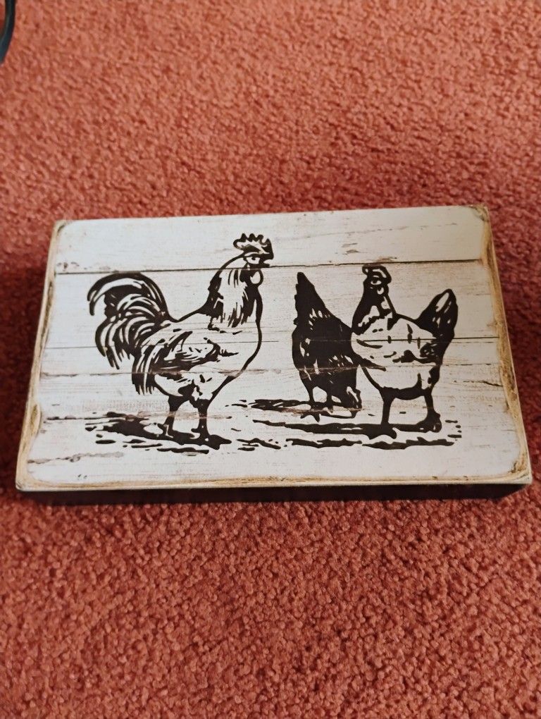 Rooster Decor$7