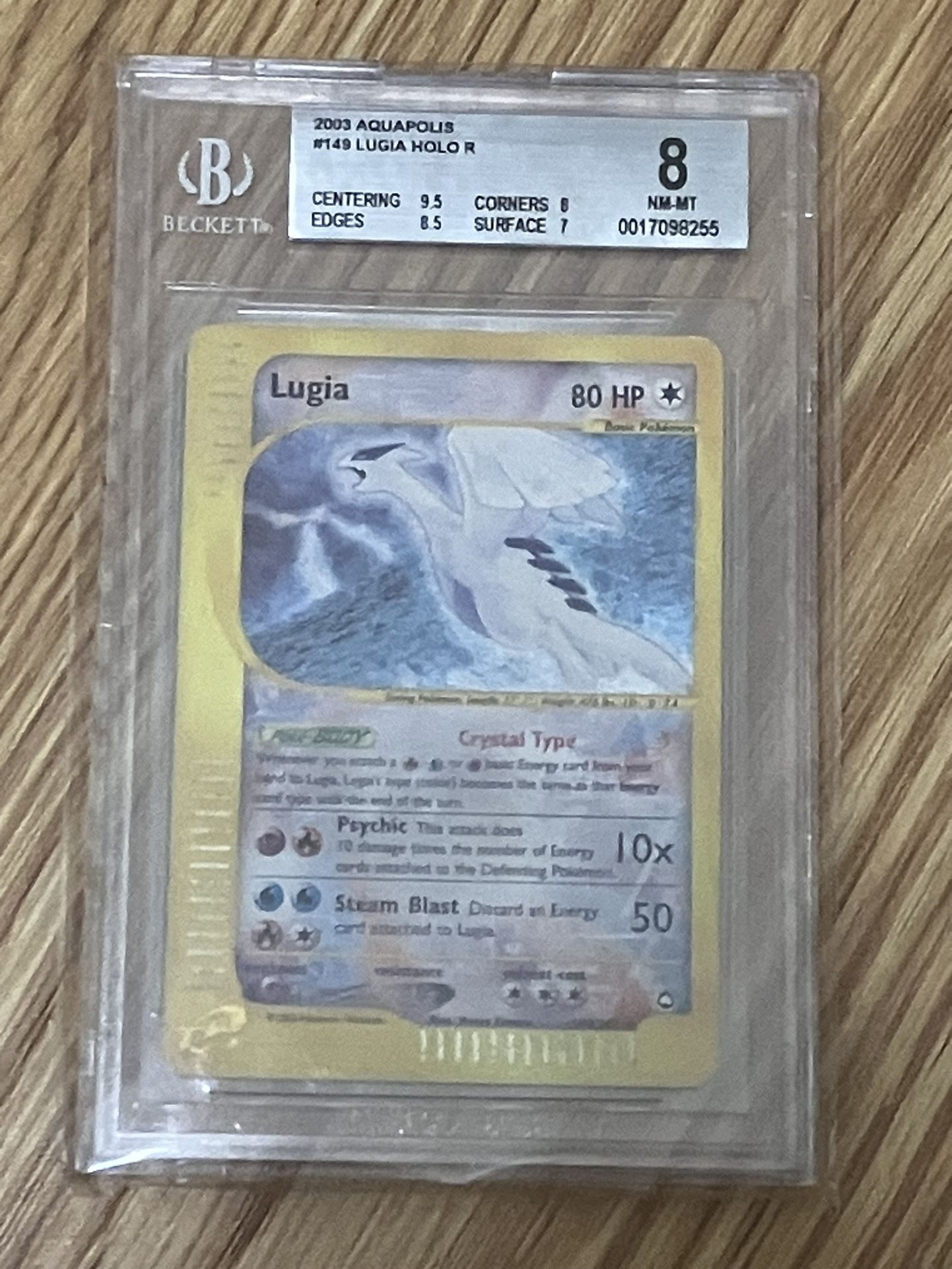 Crystal Lugia (Aquapolis) BGS 8
