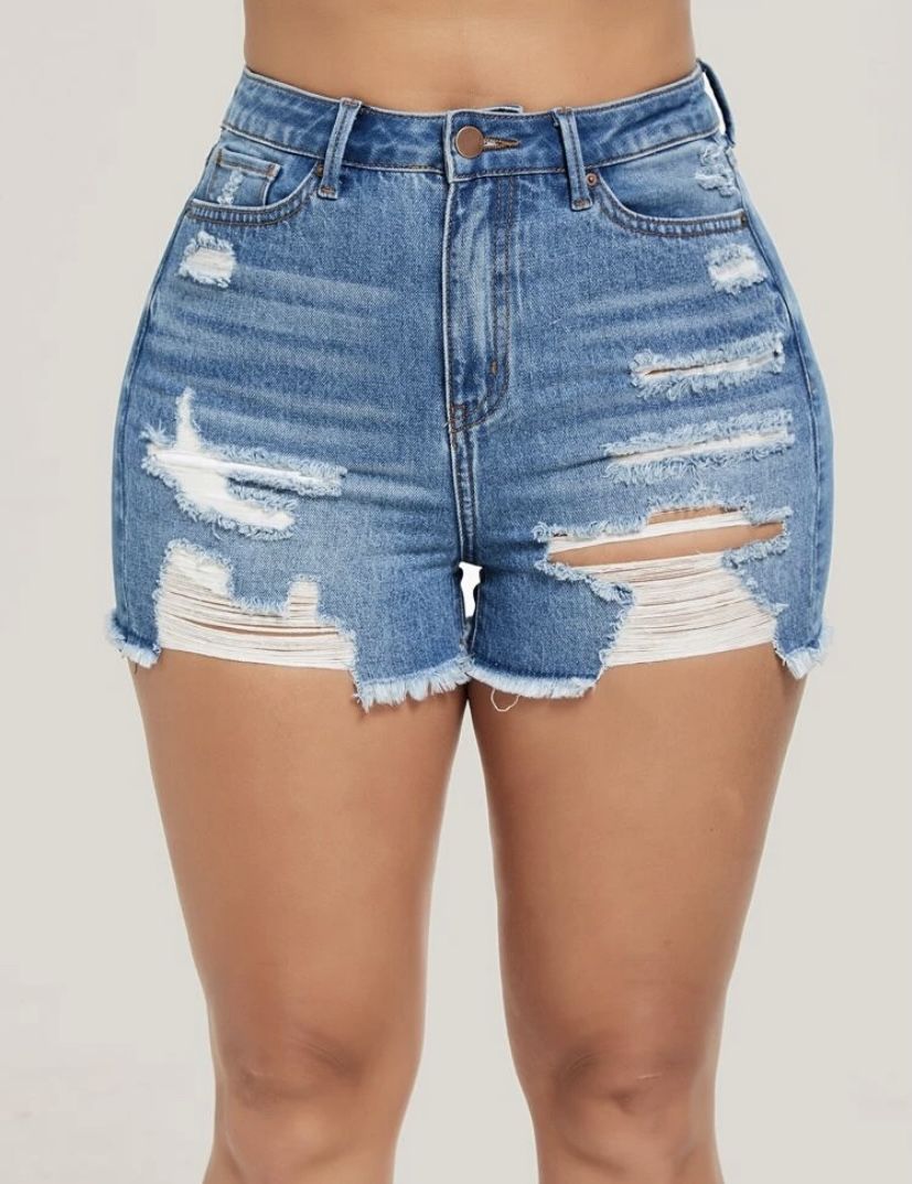 denim shorts