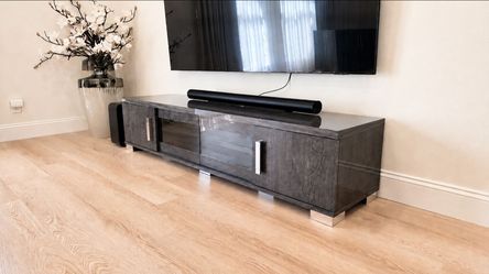 Media Console w/ Glass Doors
