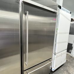 KitchenAid Bottom Freezer Counter Depth Built In 36” Fridge