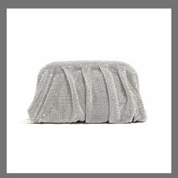Silver Clutch Purse