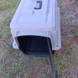 Plastic Dog Crate Like New