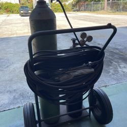 Oxygen Acetylene Torch With Cart