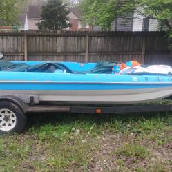 Bayliner Bass Trophy Boat With Motor And Trailer