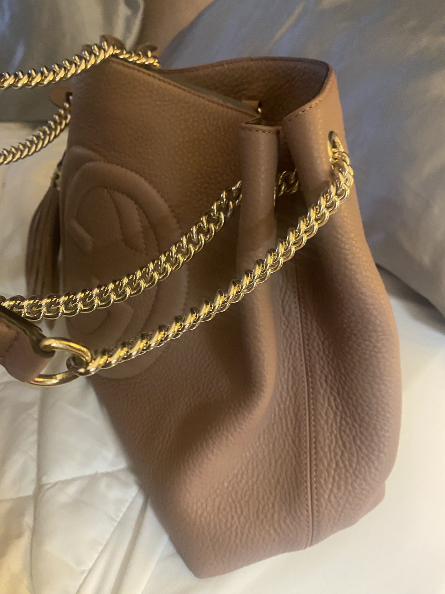 Gucci Soho tote Pebbled leather medium handbag