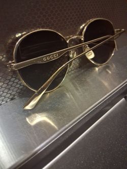 Gucci All Gold nickel alloy sunglasses