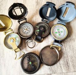 Vintage compass collection