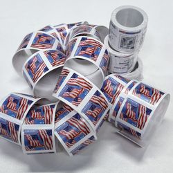 5 Rolls 🇺🇸 FOREVER Postage Stamps 🇺🇲 US FLAG