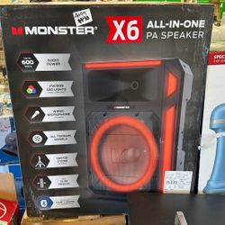 Monster X6 All In 1 Speaker 