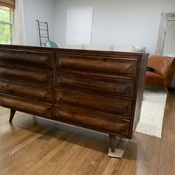 Solid Wood Six Drawer Dresser