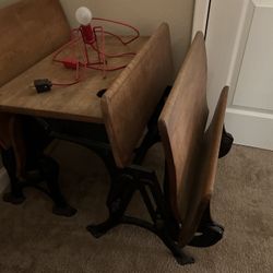 Antique School Desk