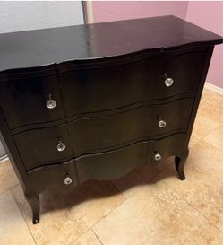 Black small dresser