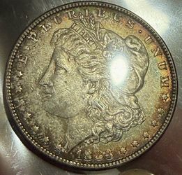 1883- p Morgan dollar