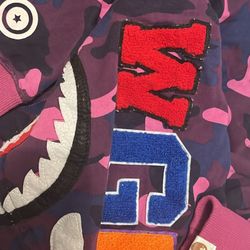 BAPE Purple Zip Up 