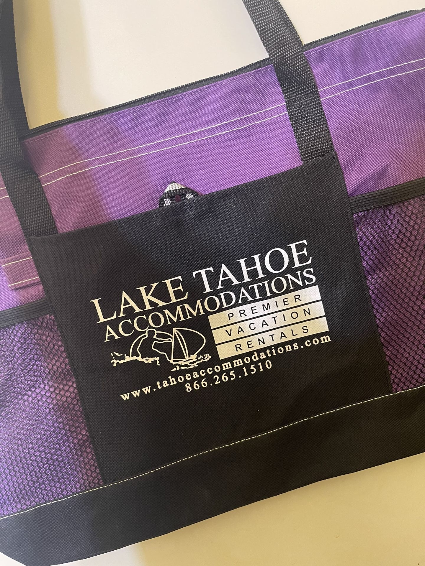 Lake Tahoe Accommodations Tote Bag New
