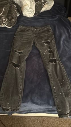 Purple jeans slim