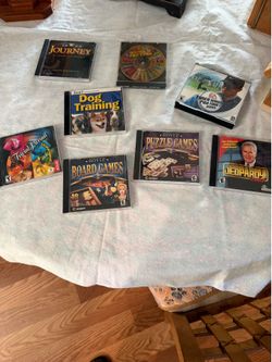 Games - 8 pc cd-rom games