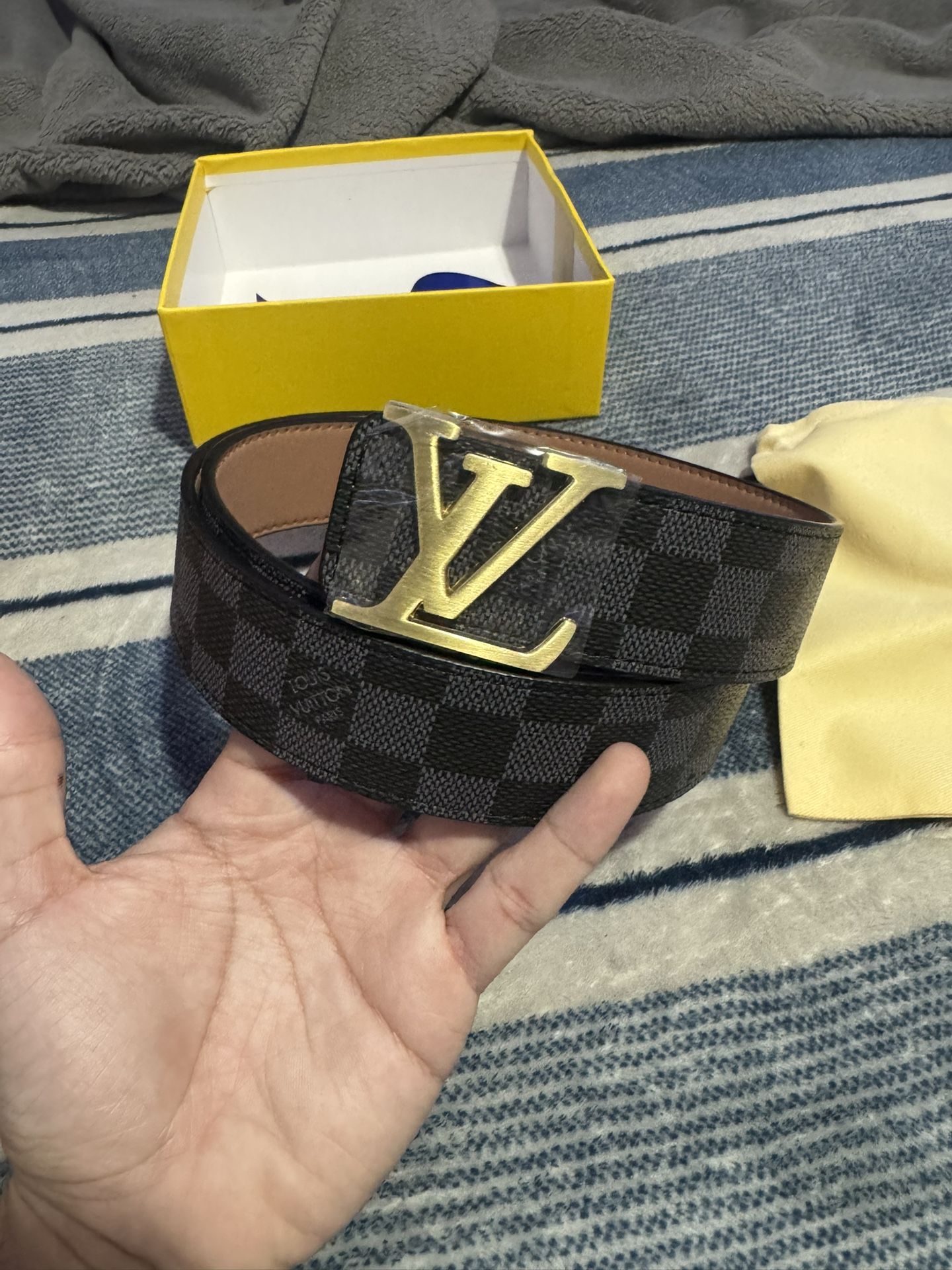 LV Belt Gold