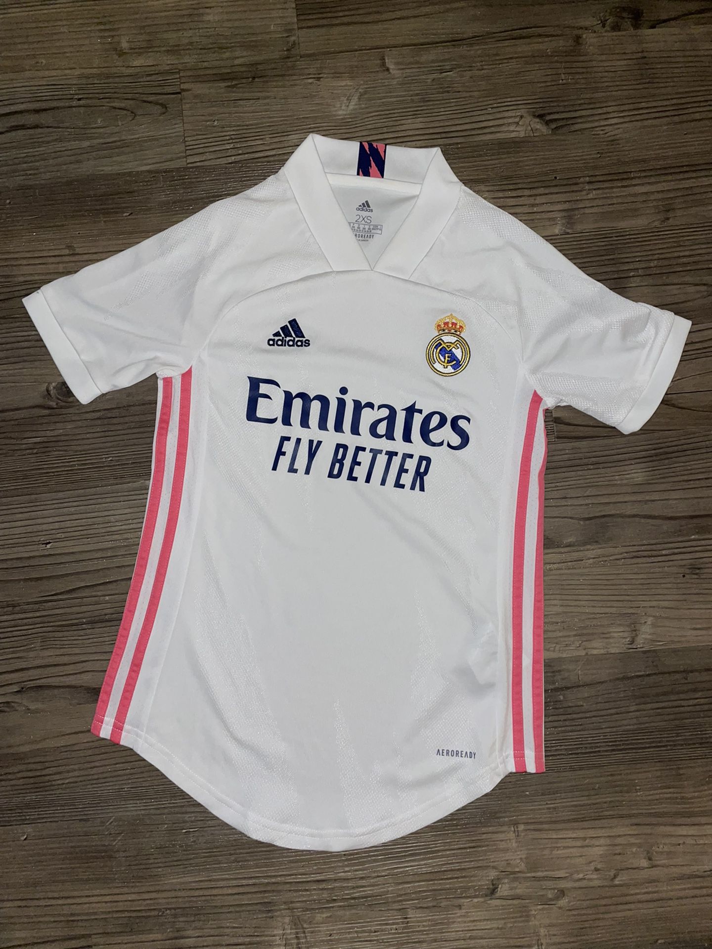 ADIDAS REAL MADRID 2020/21 HOME JERSEY • WOMEN’S 2XS