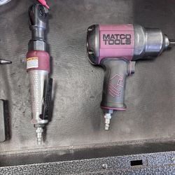 Matco Pneumatic 3/8” Drive Ratchet And 1/2” Drive Impact 