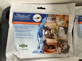 Drinkwell Replacement Charcoal Filters —  (10 filters total)