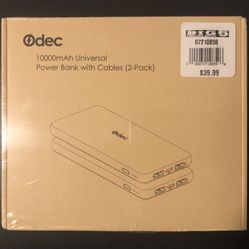 Power Bank 10000mAh - 2 Pack