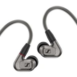 Sennheiser IE 600 in-Ear Audiophile Headphones - TrueResponse Transducers for exquisitely Neutral Sound, Detachable Cable with Flexible Ear Hooks, Inc