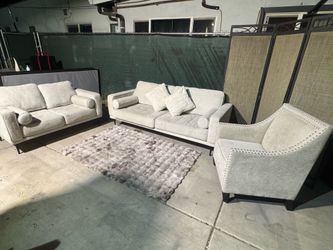 3 pcs Living room set couch .. fre delivery available 🚛🚛🚛