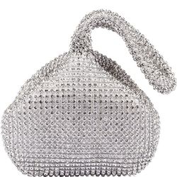 Silver Rhinestone Purse 