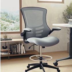 iHome Studio Dark Gray Drafting Chair