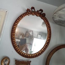 My Fav Antique Victorian Mirror With Bow Girly French 