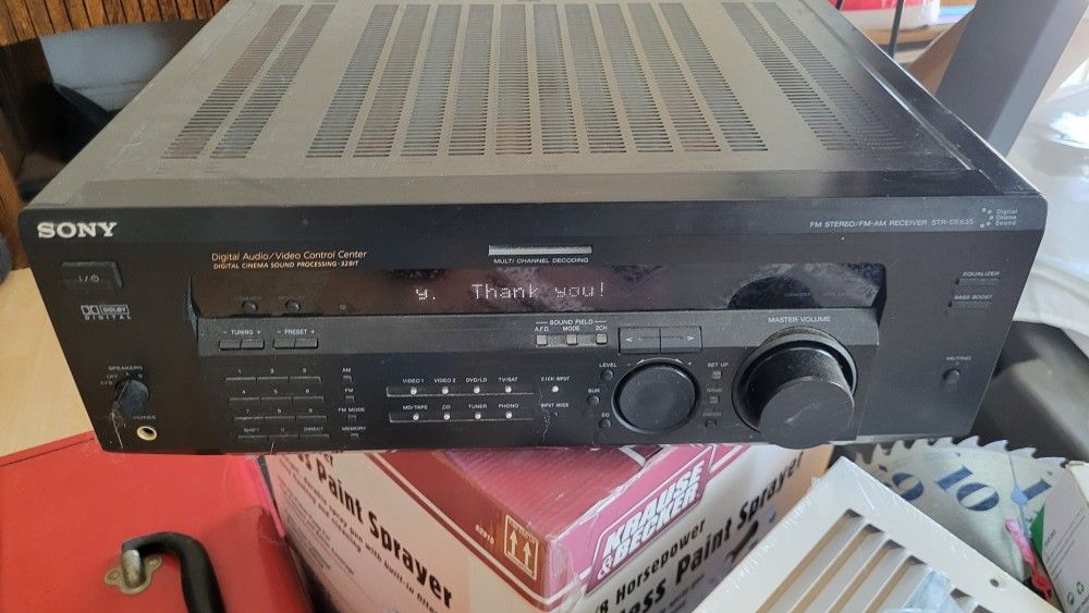 Sony AV RECIEVER STR DE635