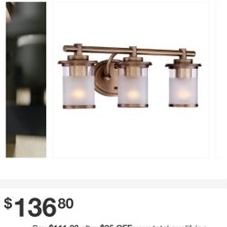 New Bathroom vanity light 
$70

Lampara de pared Para baño nueva
$70
