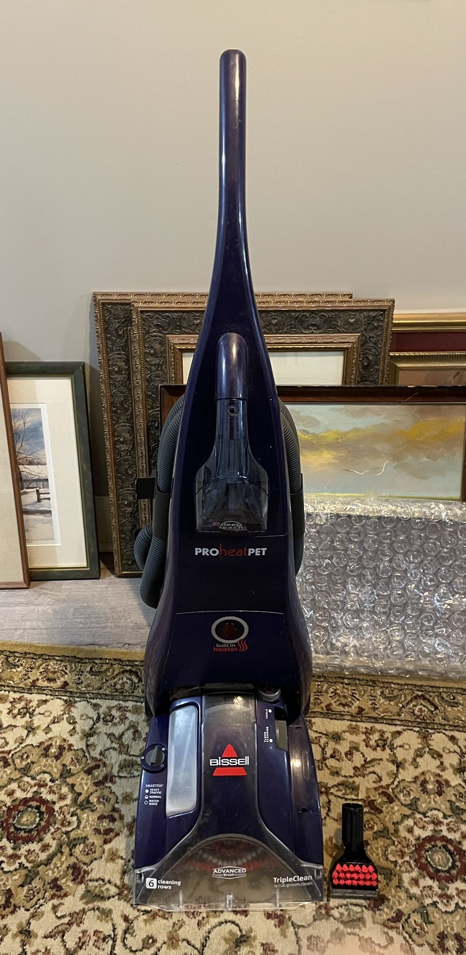 Preowned Bissell ProHeat Pet Upright Carpet Cleaner Model No 89108 Working