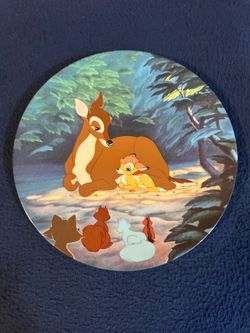 Vtg 1992 Bambi "Hello, Little Prince" Disney Collector Plate from Knowles