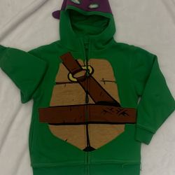 Teenage Mutant Ninja Turtles Donatello Hoodie Over Eyes