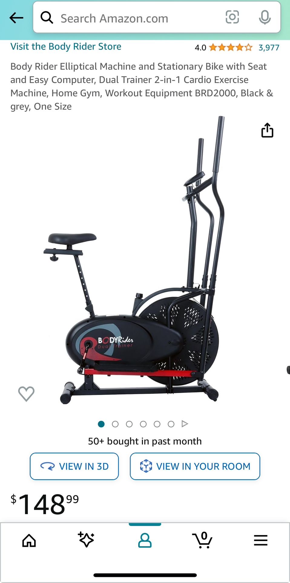 Elliptical And Bike 2 In 1