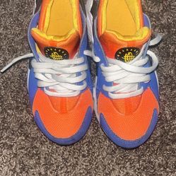 Nike Huraches Hyper Royal Yellow Ochre 