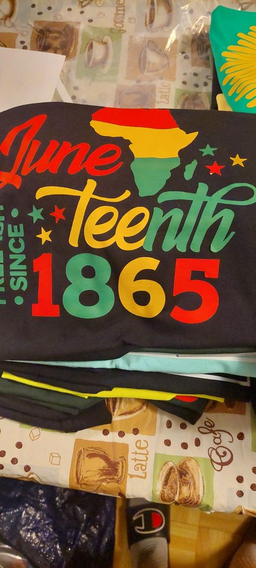 Juneteen Tee Shirts& Boots On The Ground & Where My Fans At