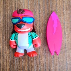Kidrobot X The Simpsons Poochie Figure w/ Surfboard