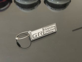 Toyota GR Gazoo Racing Acrylic Key Chain Supra Corolla Camry RAV4